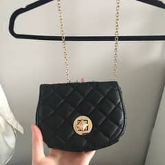 bag mini bag black quilted purse copy Kate spade