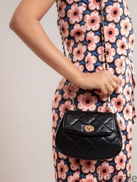 bag mini bag black quilted purse copy Kate spade 3