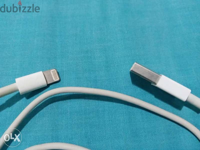 iphone lightening short portable cable and an iphone charging cable 5
