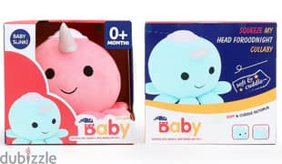 Baby Sunki Soft & Cuddle Octopus With Light & Sound