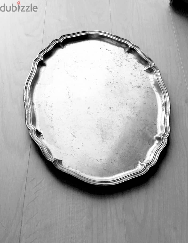 Big silver plate 1