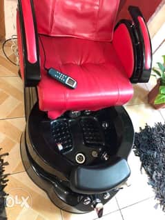 Footbath massage chair