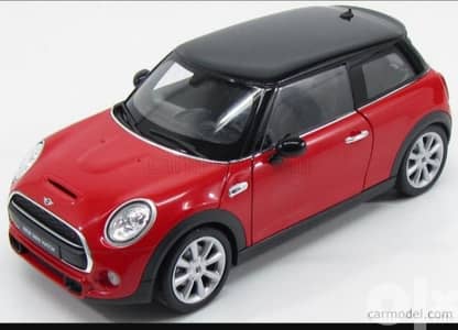 Mini Cooper S diecast car model 1;18. .