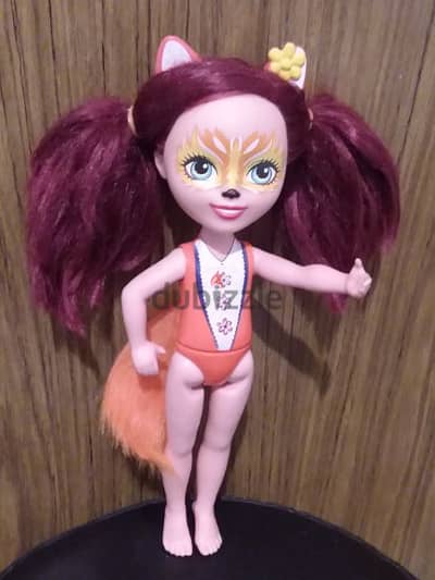 FELICITY FOX ENCHANTIMALS Big doll 31Cm barely Still good doll=15$