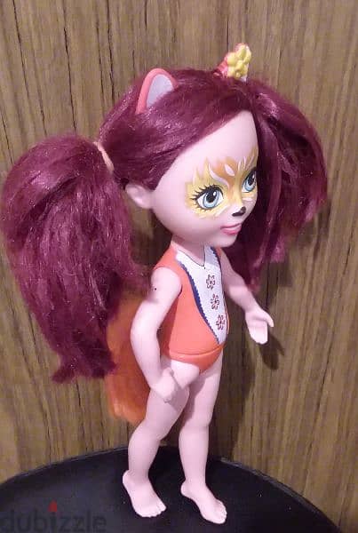 FELICITY FOX ENCHANTIMALS Big doll 31Cm barely Still good doll=15$ 4