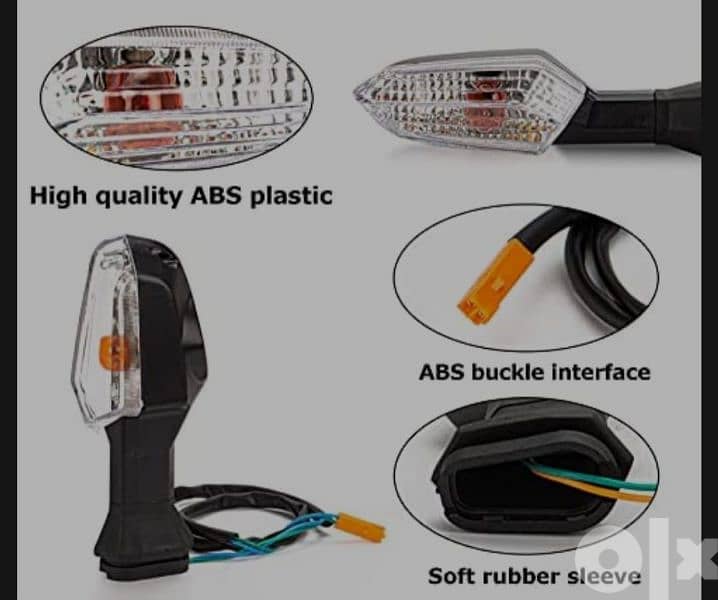 Kawazaki Pair (right & left) Rear Turn Signal Indicator 3