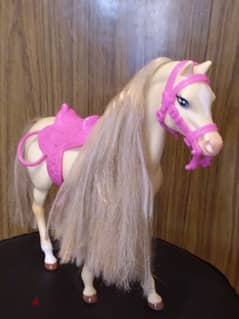 BLOSSOM BEAUTIES BARBIE HORSE from Mattel 2002 as new toy=14$