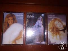 three dalida original cassette tapes