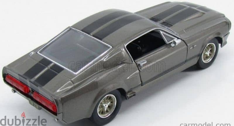 Shelby Mustang GT 500 (Eleanor) diecast car model 1:24. 1