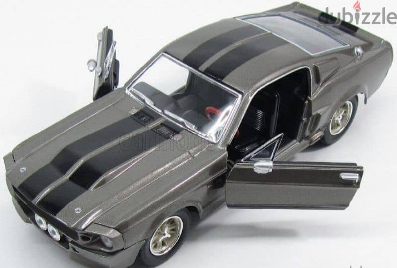 Shelby Mustang GT 500 (Eleanor) diecast car model 1:24. 2