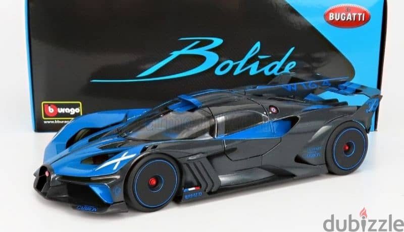 Bugatti Bolide diecast car model 1:18. 1