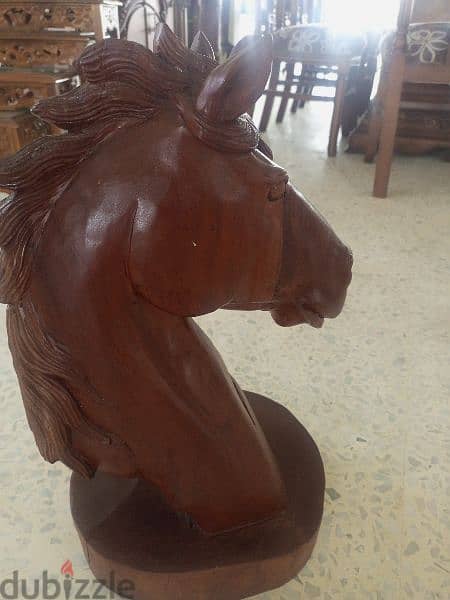 راس حصان اندونيسي خشب 1