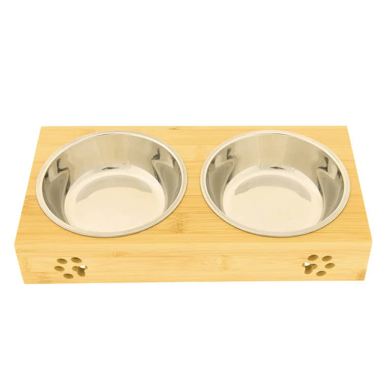 Bamboo Cat/Dog Feeder 9