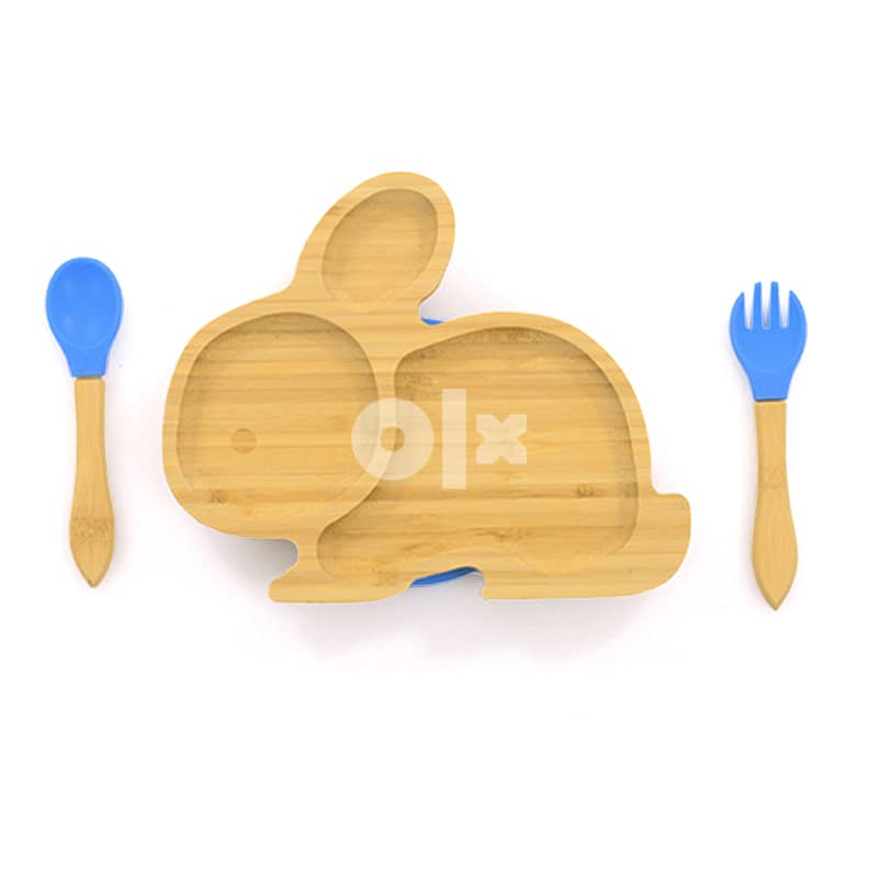 Bamboo Baby Feeding Plate 6