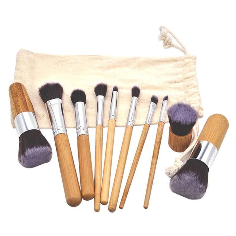 Bamboo Makeup Brushes 2