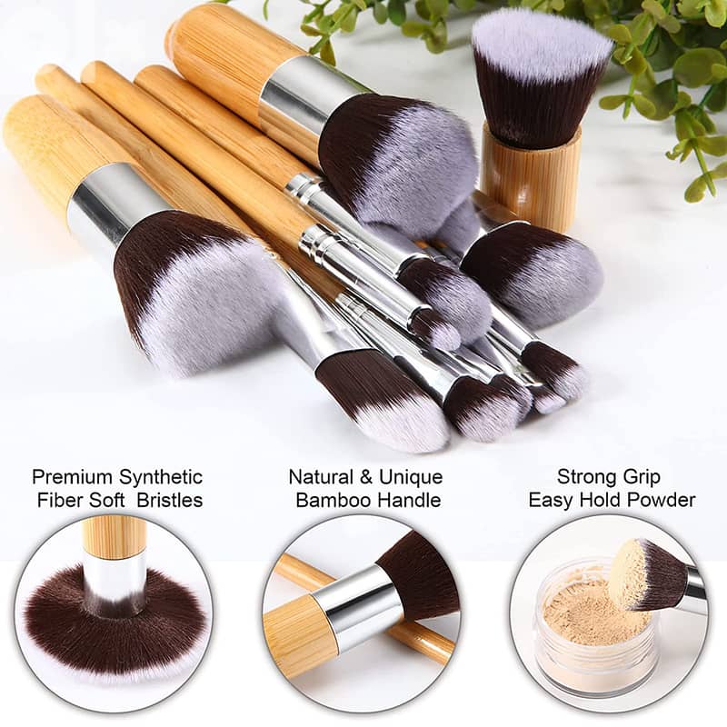 Bamboo Makeup Brushes 3