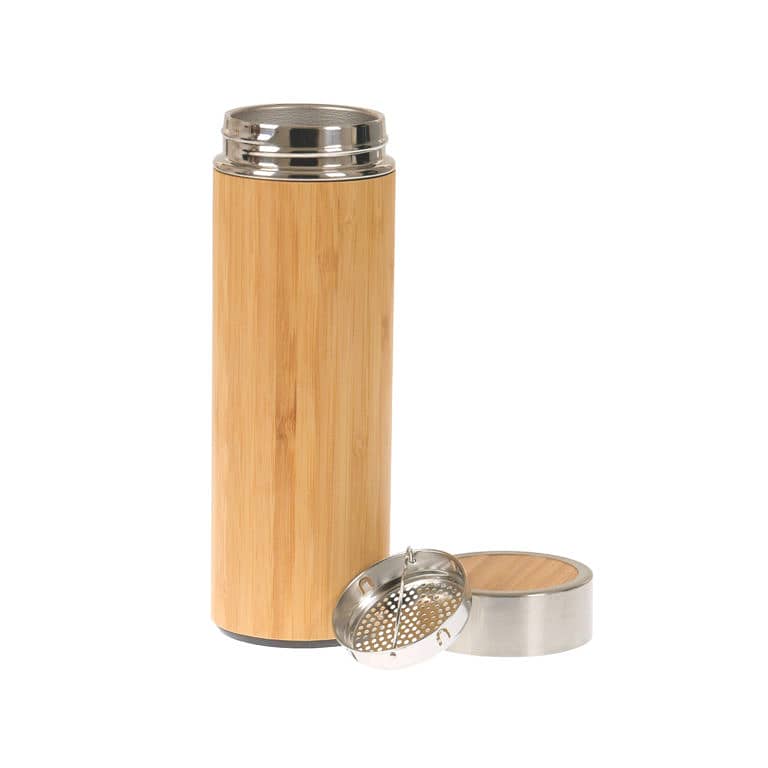 Bamboo Thermos Bottle 2