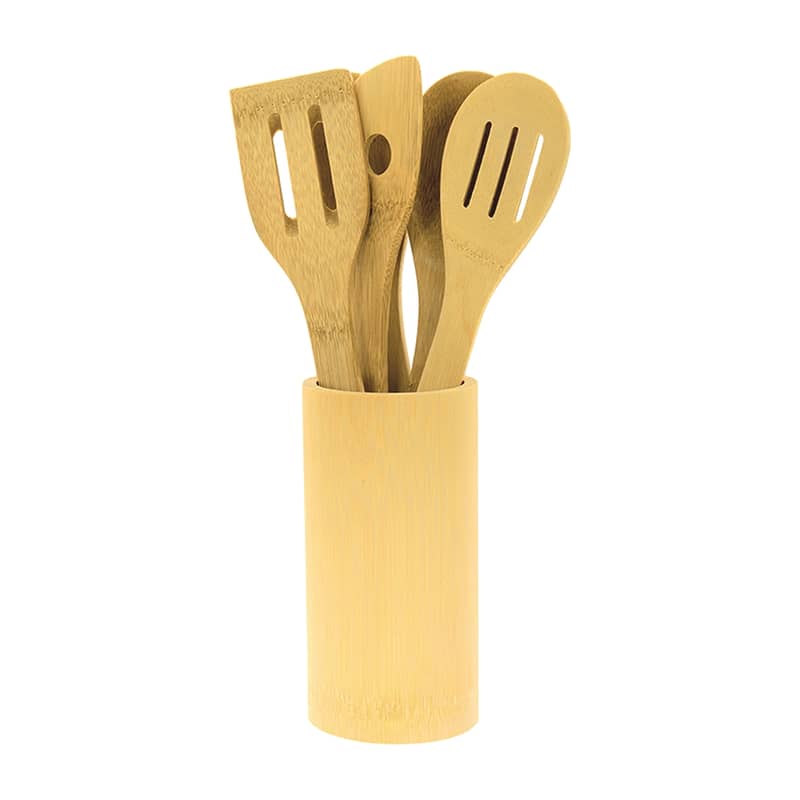 Bamboo Kitchen Utensils Set 0