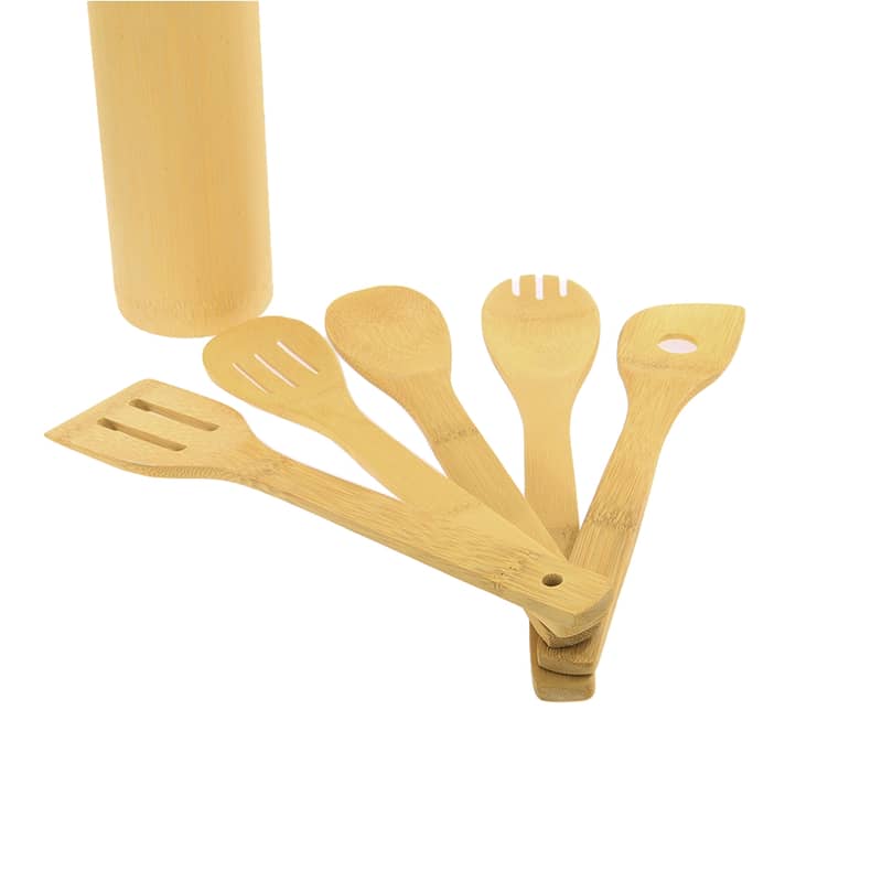 Bamboo Kitchen Utensils Set 2