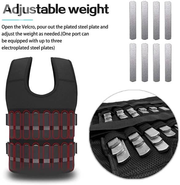 Adjustable Weighted Vest 20kg 1