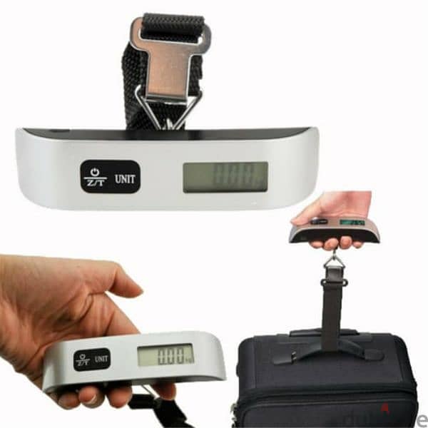 portable  electronic luggage scale ميزان حقائب السفر 0