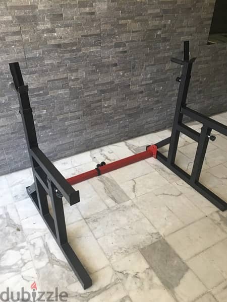 bench and squat rack machine new made in germany heavy duty 8