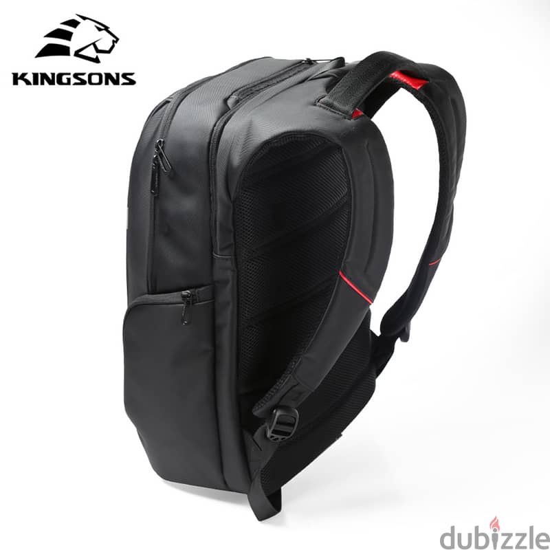 KINGSONS Simple Design Backpack KS3207W, 15.6 inch, Light Blue