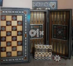 Backgammon طاولة زهر موزاييك