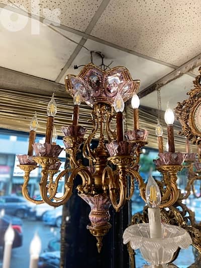 ثريا جميلة جداً antiuqe chandelier porcelain