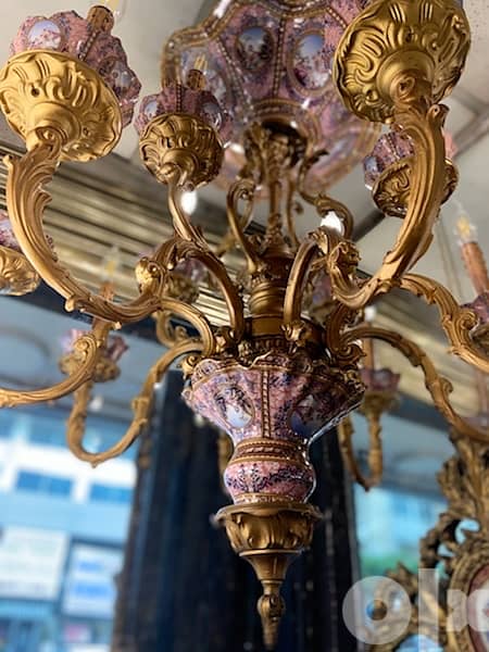ثريا جميلة جداً antiuqe chandelier porcelain 3