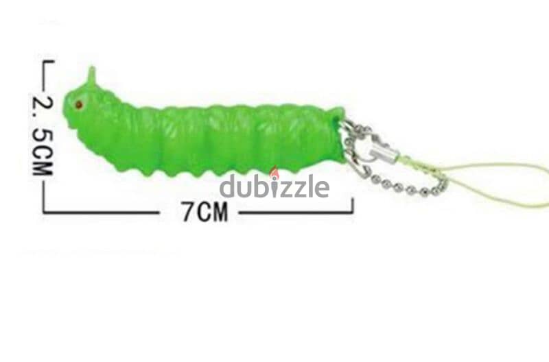 funny worm keychain pop out 4
