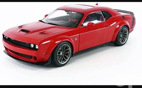 Dodge Challenger R/T Scat Pack Widebody (2020) diecast car model 1;18.