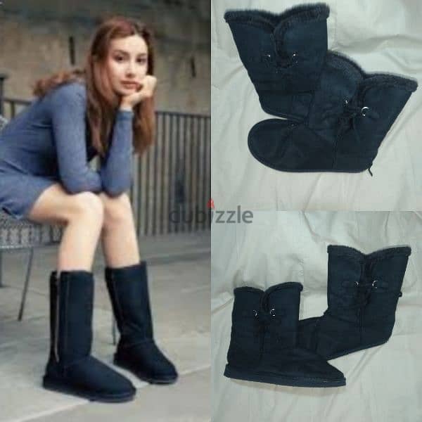 shoes copy Ugg navy fur min jouwa 38.39. 40 0