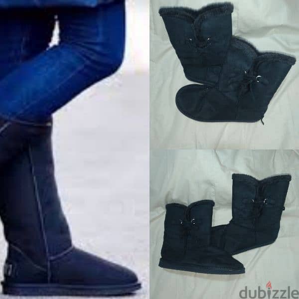 shoes copy Ugg navy fur min jouwa 38.39. 40 1