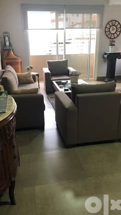 150m 3bedroom furnished plus parking new building Mansourieh Metn