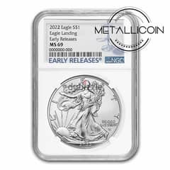 2022 1 oz American Silver Eagle Coin (NGC Certified) | Early Release