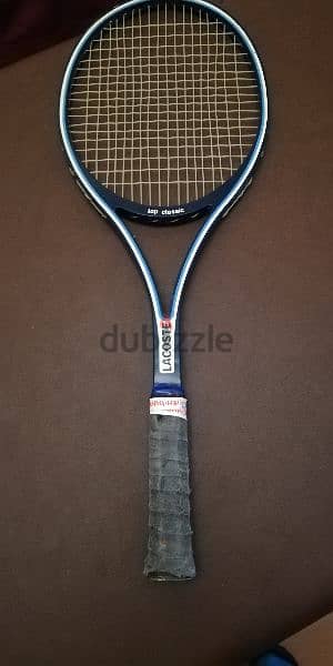 Lacoste unique tennis racket special made 12
