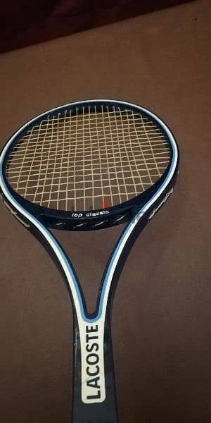 Lacoste unique tennis racket special made 13
