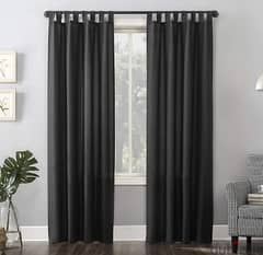 Curtain Living Logic charcoal Grommet Single Curtain Panel  AShop™ 0