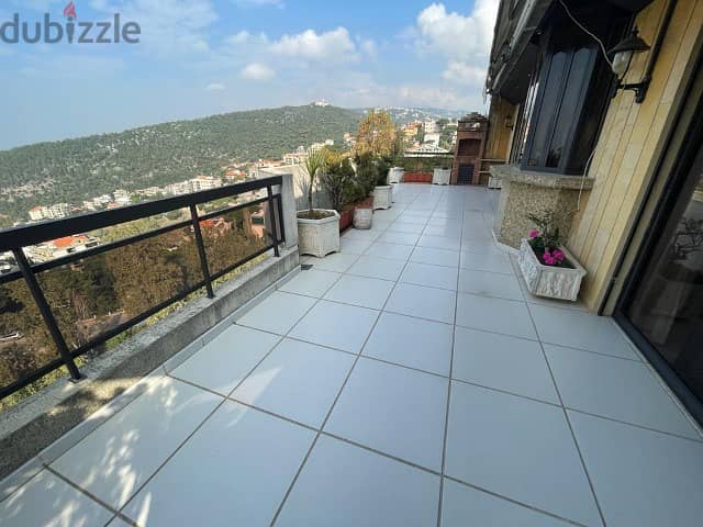 550 Sqm | Fully Decorated Apartment for sale in Broummana | 5th Floor 8
