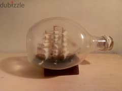 Vintage ship in a bottle 17*11 cm 0