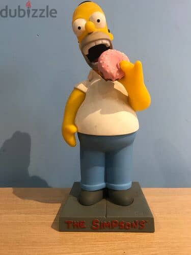 Homer Simpson 26cm  rocking  Bobblehead eating donuts 1