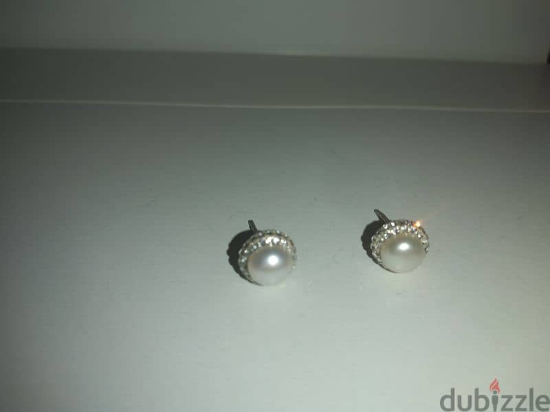 pearl earrings with cz 4