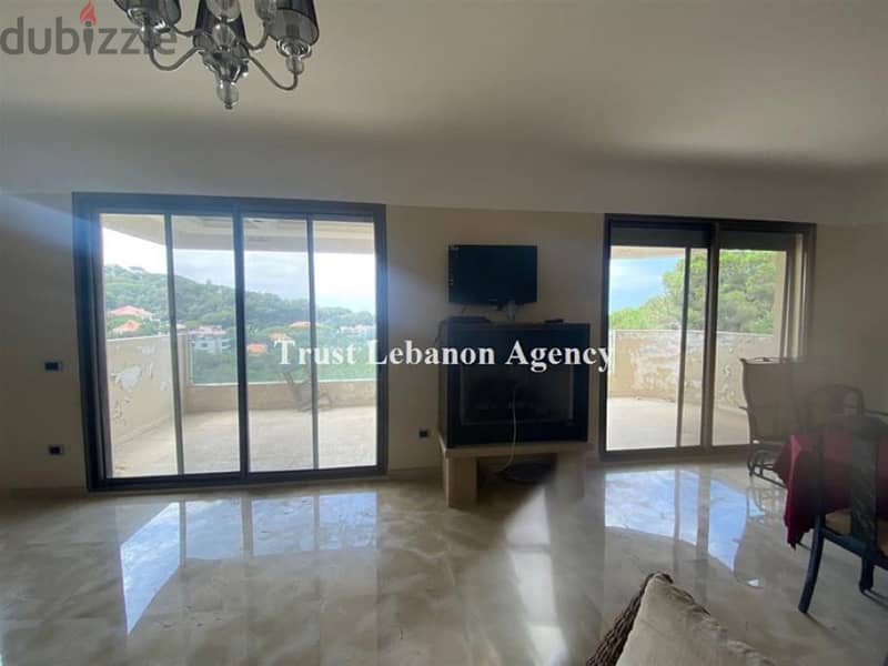 250 Sqm 2nd floor apartment in Broumana amazing mountain view 2
