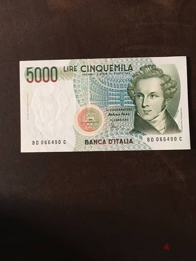 Italy banknote