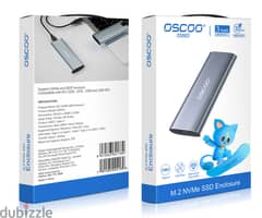 OSCOO M. 2 NVMe SSD Enclosure Adapter USB C