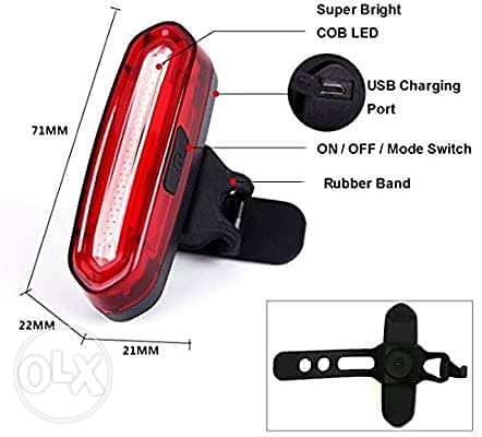 Bike Light Set, NewZexi USB Rechargeable LED Headlight 3