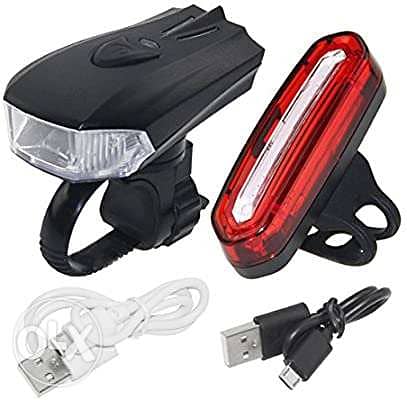 Bike Light Set, NewZexi USB Rechargeable LED Headlight 4
