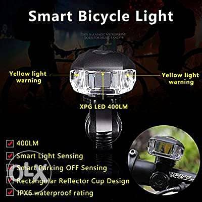 Bike Light Set, NewZexi USB Rechargeable LED Headlight 5