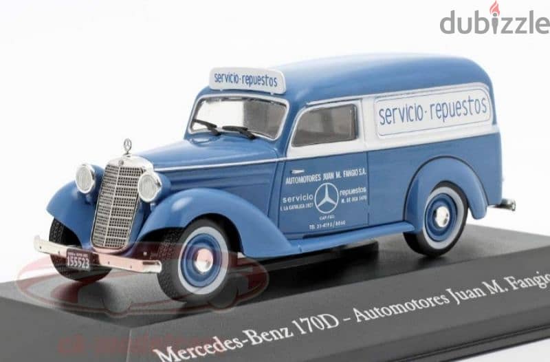 Mercedes 170D, (1954) diecast car model 1;43. 1